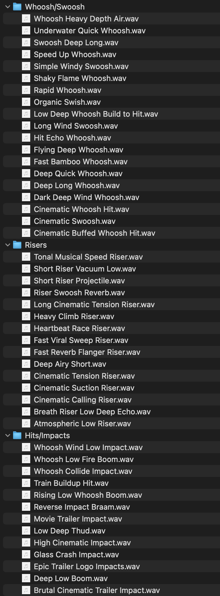 Core SFX Pack (100 MUST-HAVE SOUND EFFECTS)